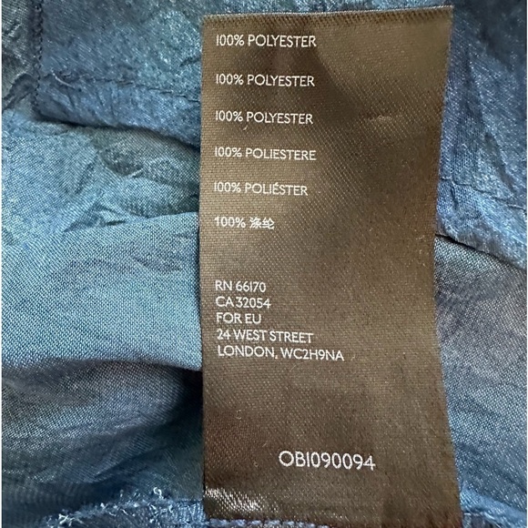 Free People Martine Flirt Tie-Dye Skirt Navy Blue Combo Size 12 - Picture 10 of 10